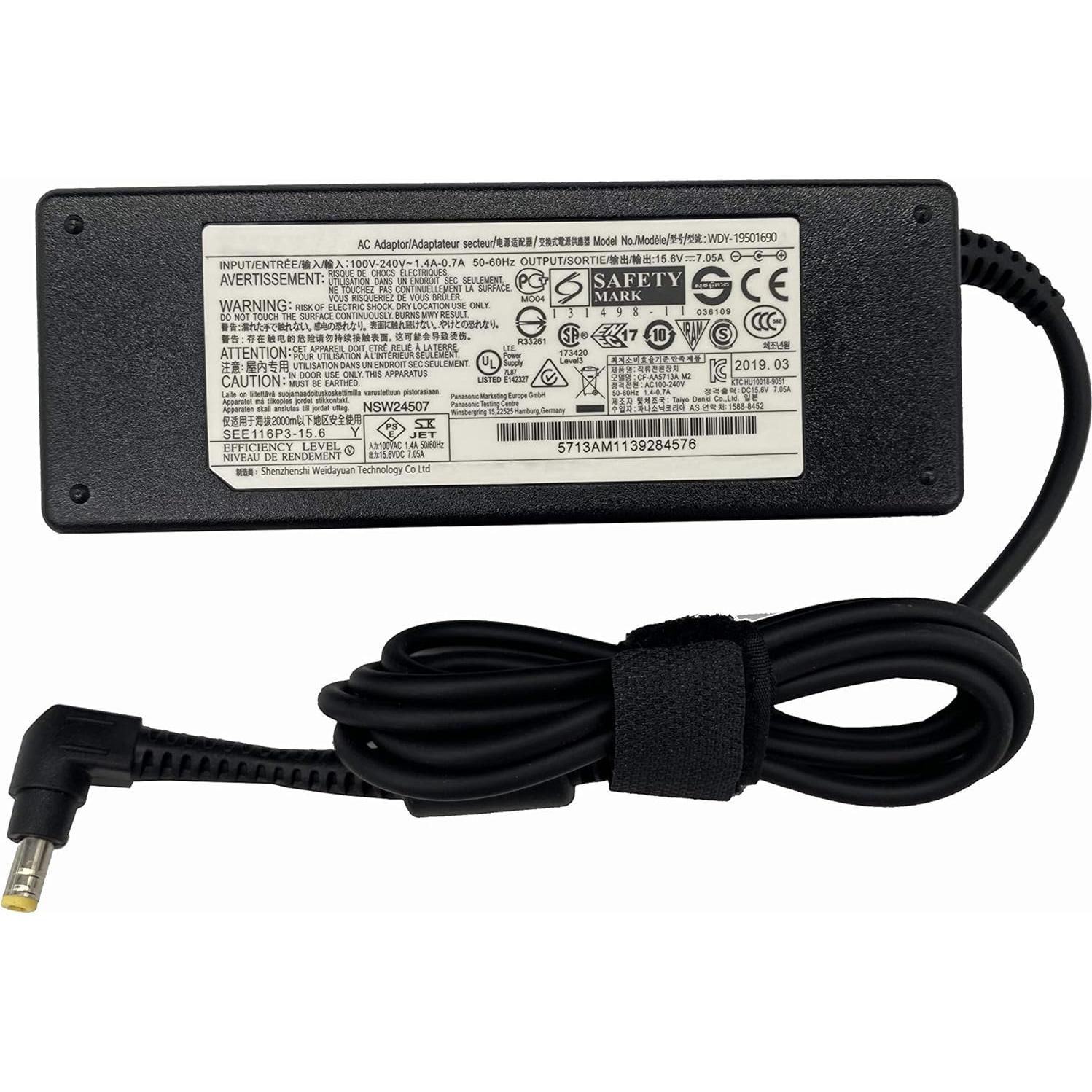 Cargador de Poder Original Panasonic 15.6V 7.05A 110W