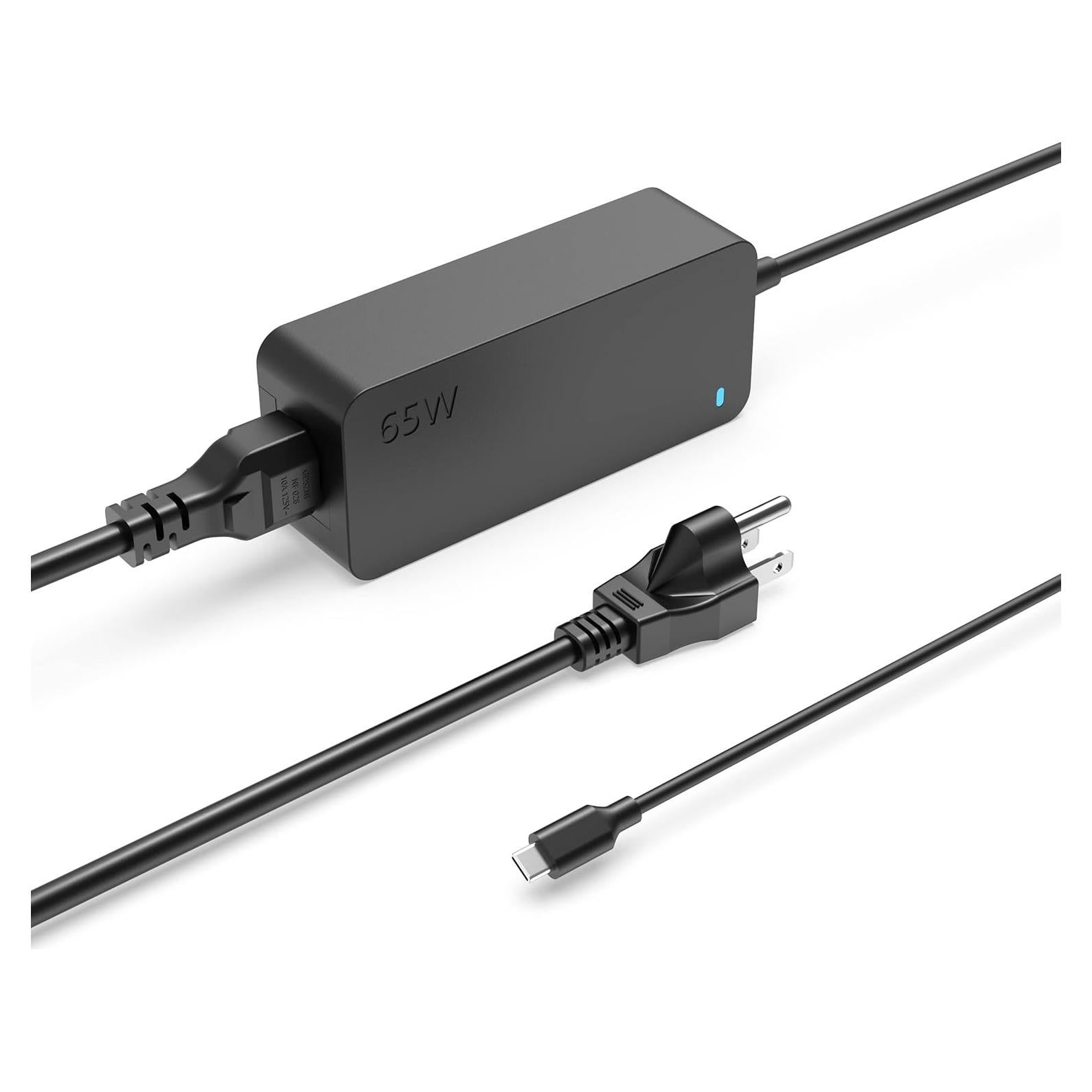 Cargador Rápido USB C 65W Pwept para Laptop LG Gram 14-17