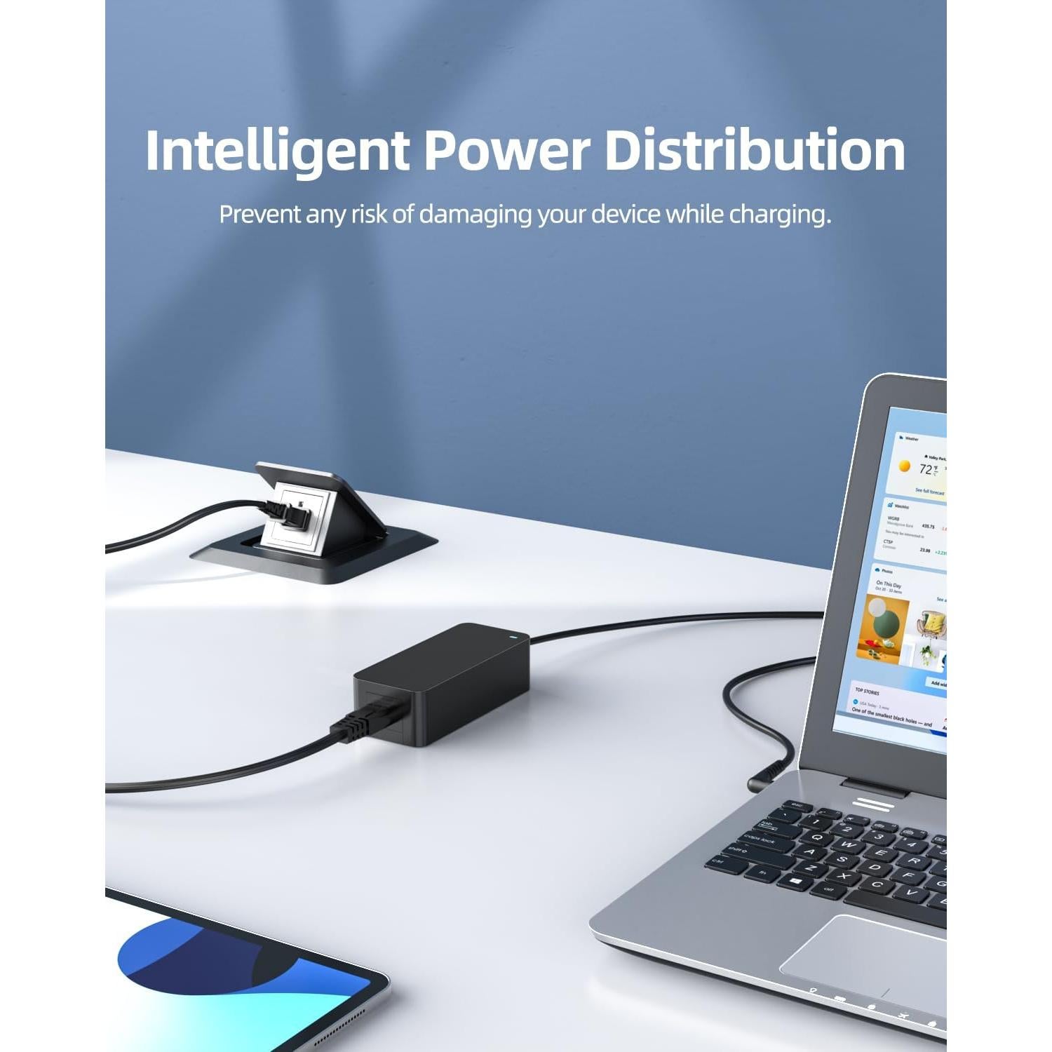 Cargador LG Gram 65W Punta Redonda Adaptador Zondol