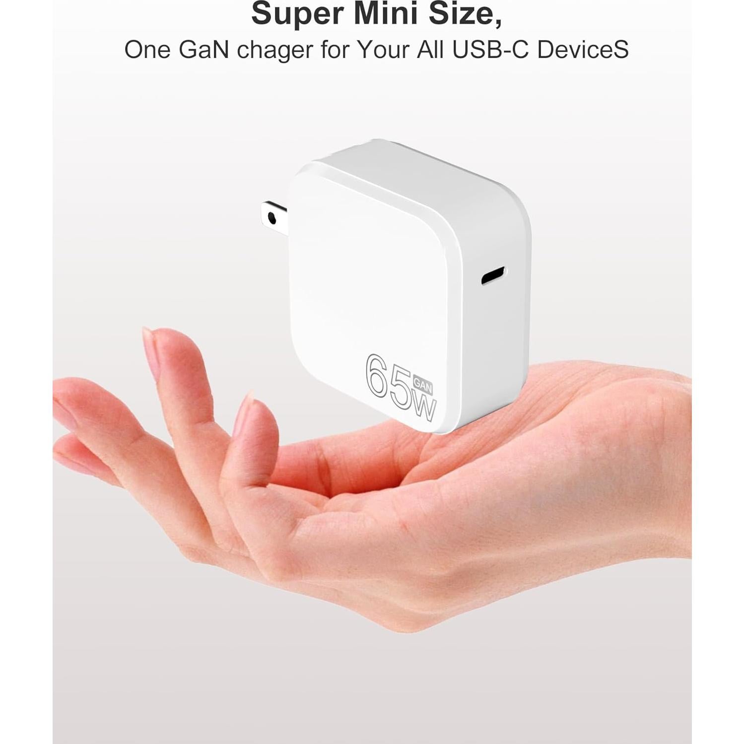 Cargador USB-C 65W Janboo para Laptop LG Gram 15" 16" 17"