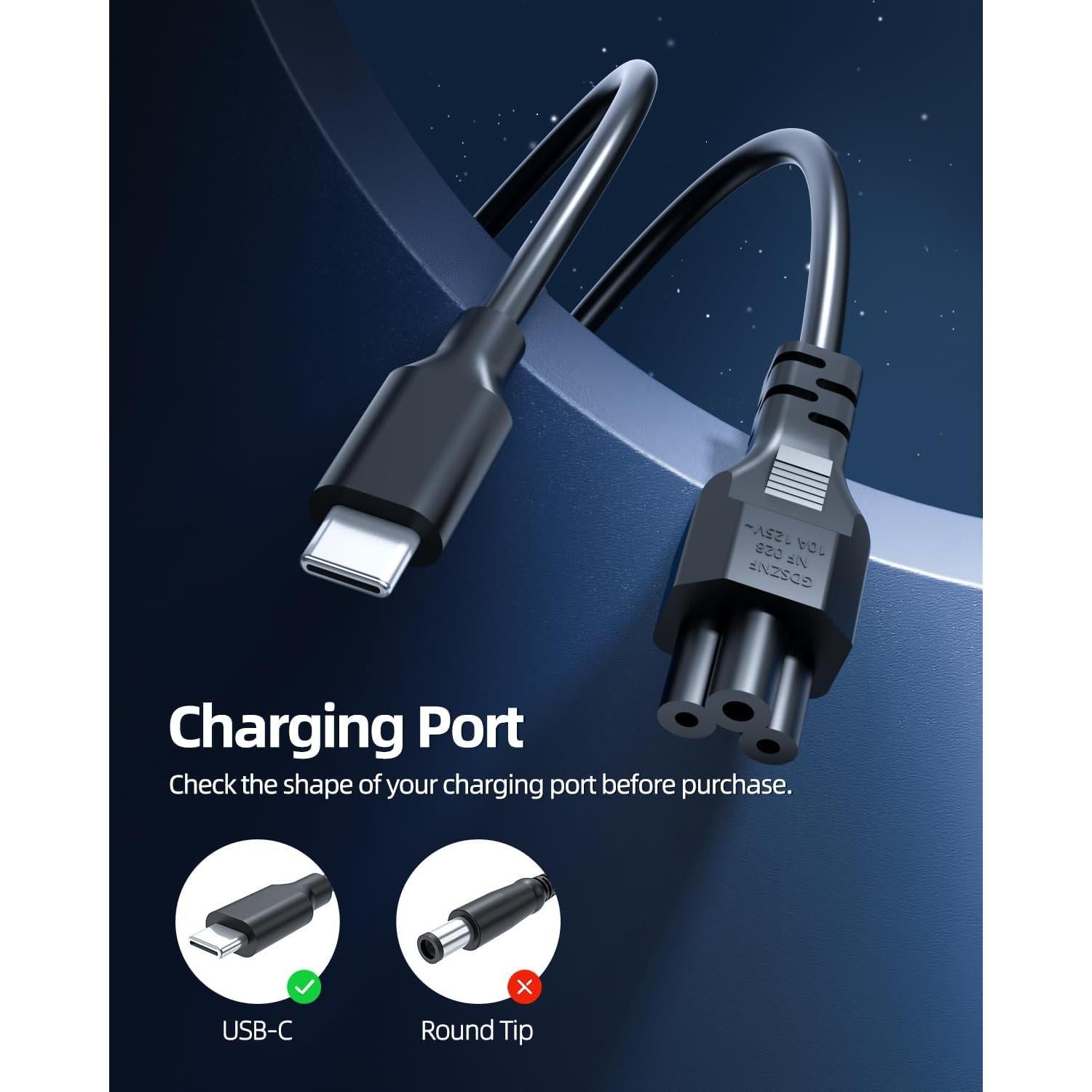 Cargador USB-C 65W Superer para Laptop LG Gram 14-17