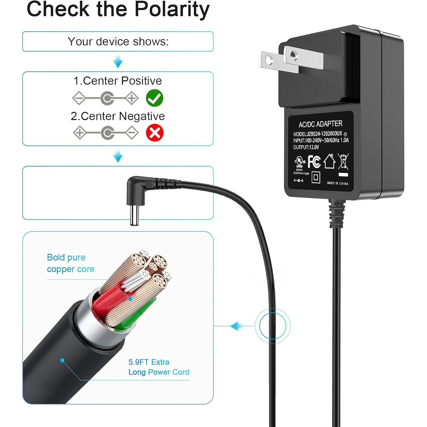 Cargador de Laptop 12V Mareisa para Chuwi y SGIN 2A
