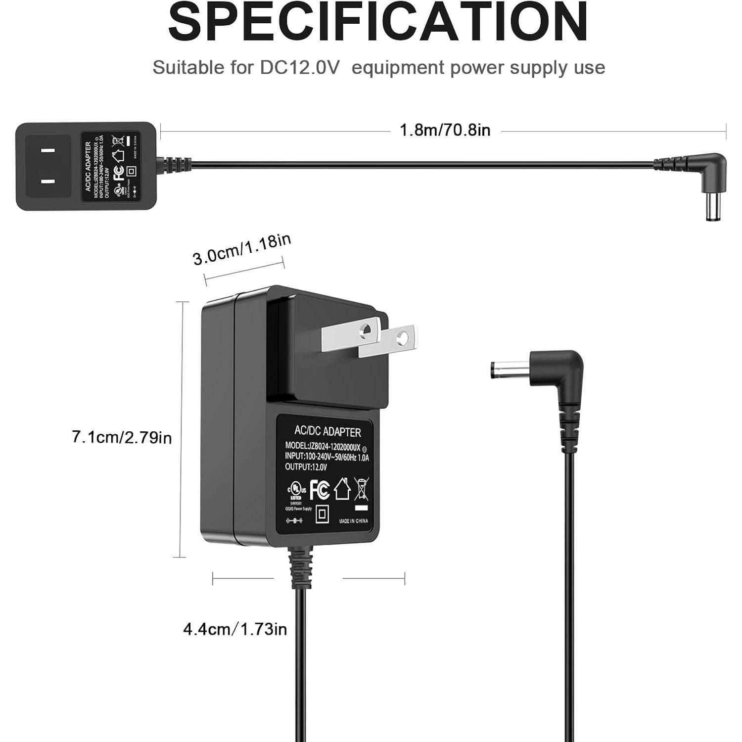 Cargador de Laptop 12V Mareisa para Chuwi y SGIN 2A