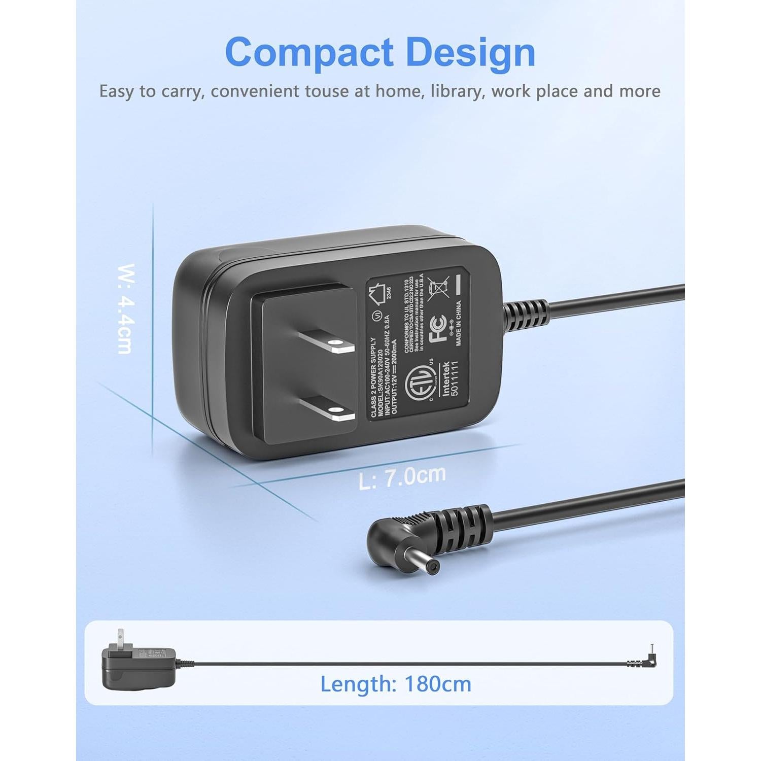Cargador de Portátil DONGNI 12V 2A Compatible Gateway