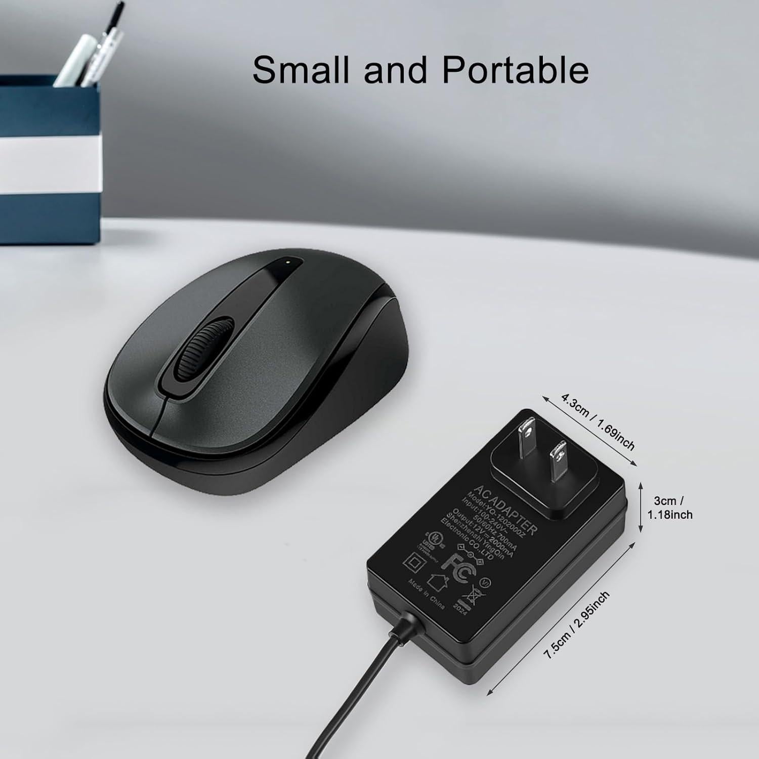 Cargador 12V 2A FLGAN para Chuwi UBook GemiBook HeroBook