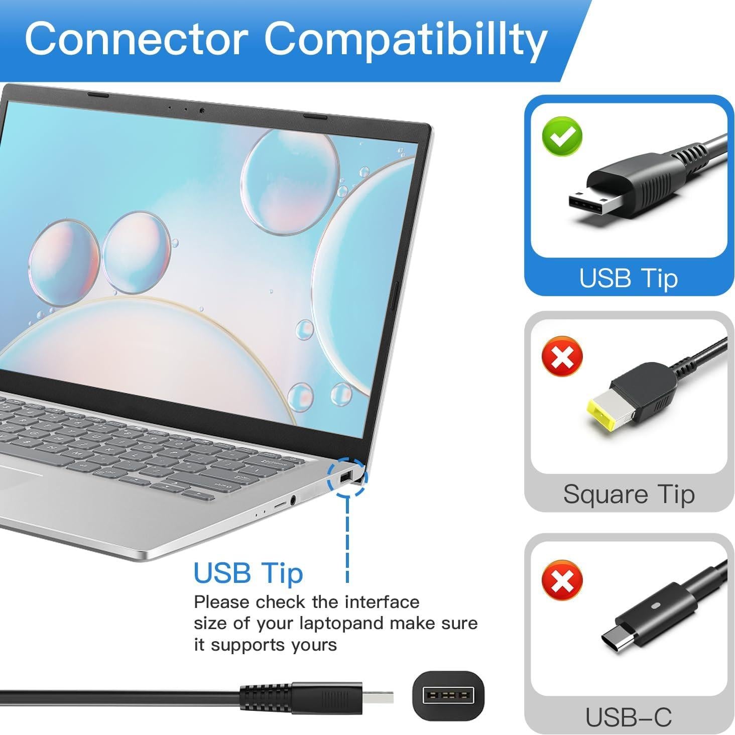 Cargador USB Tipo C 280W 20V 14A para MSI GS77 GE66