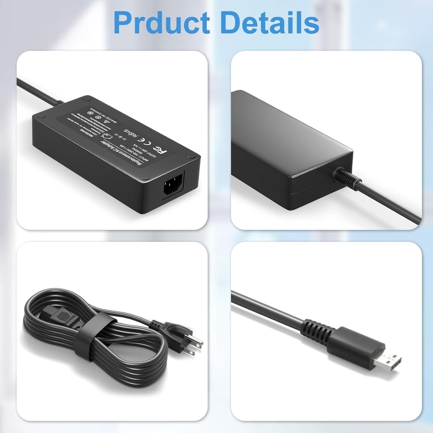 Cargador USB Tipo C 280W Jeunesse para MSI GS77 GE66 GE68