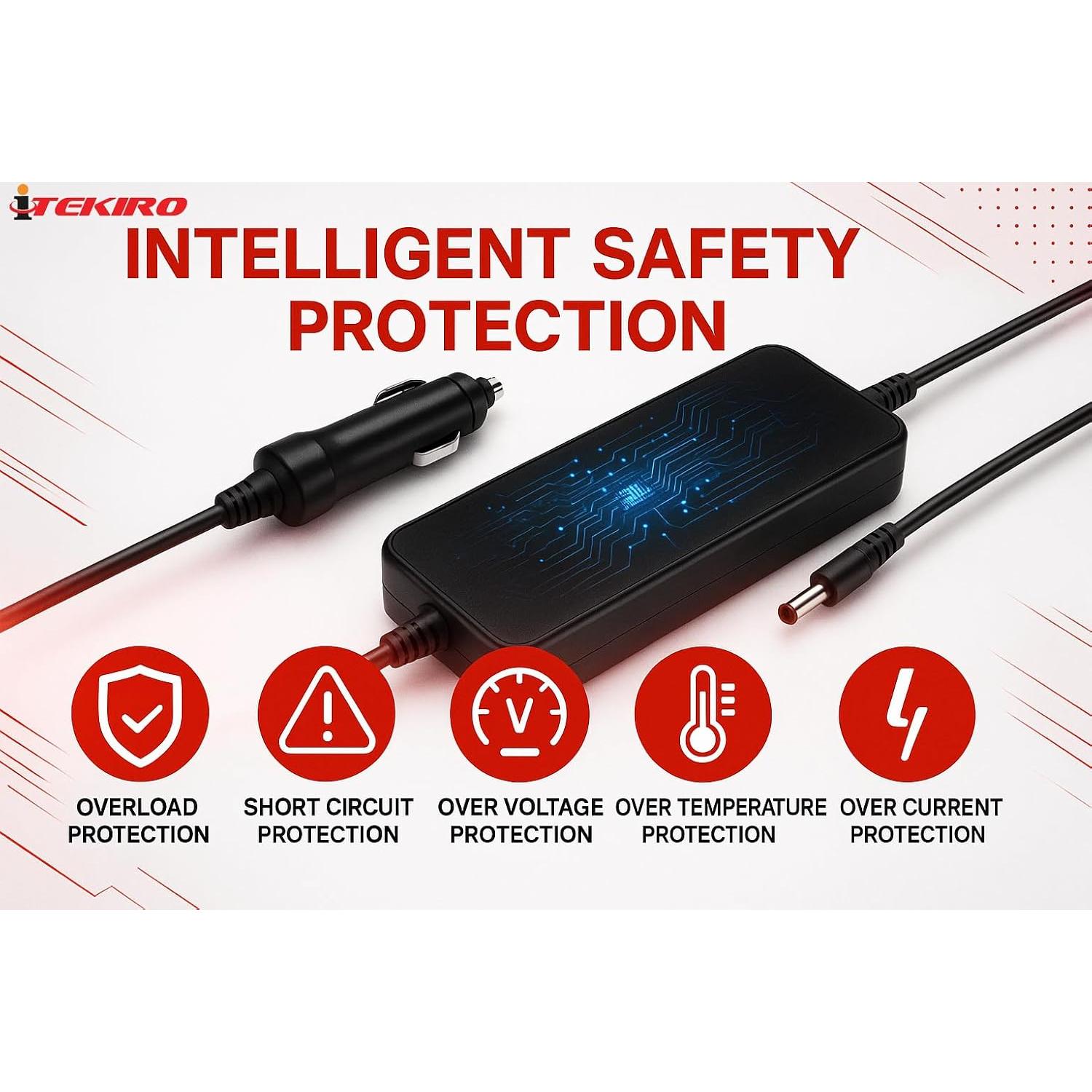 Cargador de coche EPMUSA 19V 65W para Getac A140 B300