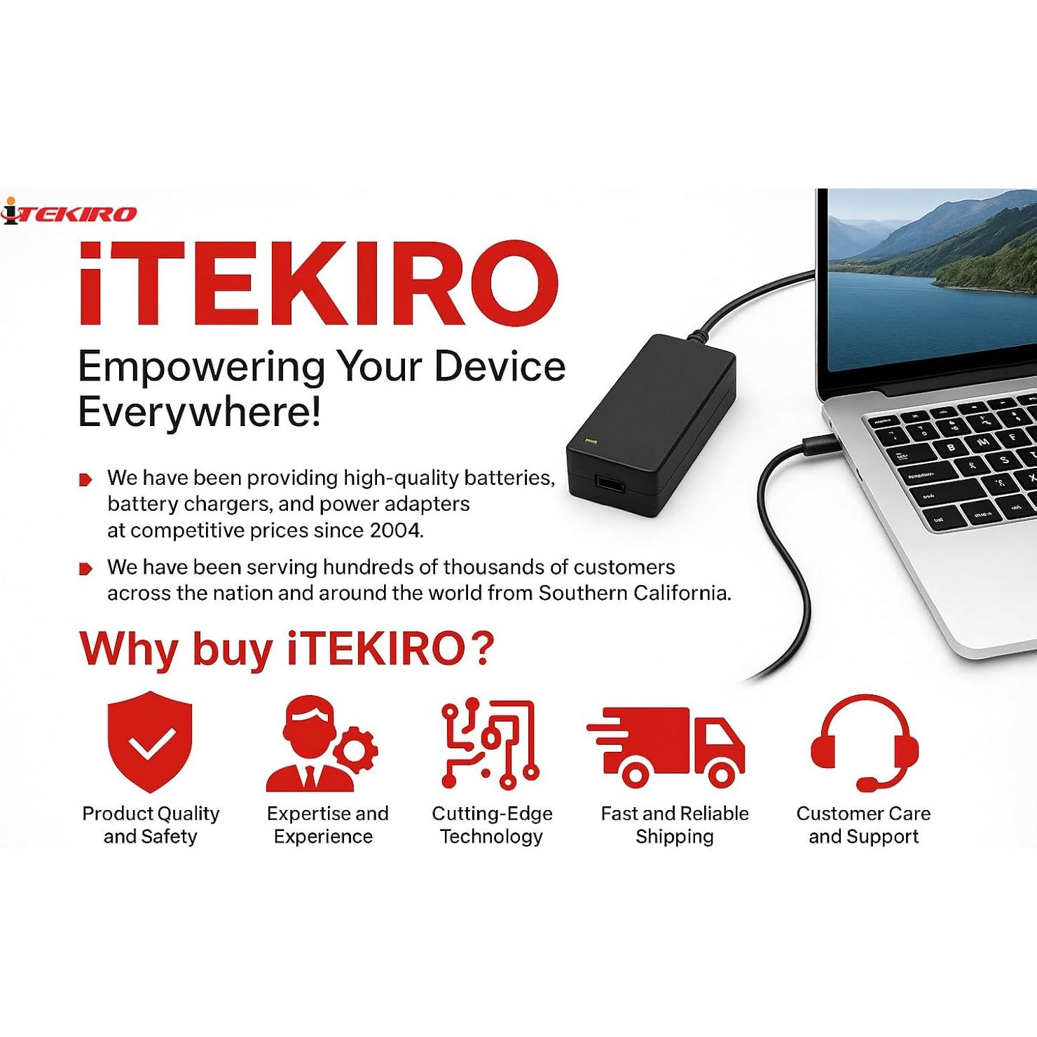 Cargador de coche EPMUSA 19V 65W para Getac A140 B300