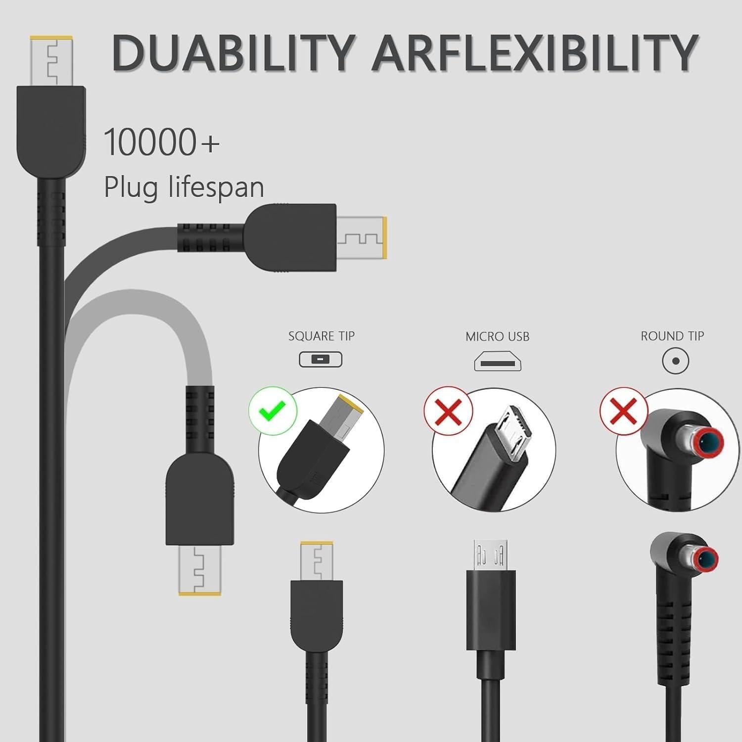 Adaptador de CA 135W Speott para Laptop Lenovo ThinkPad