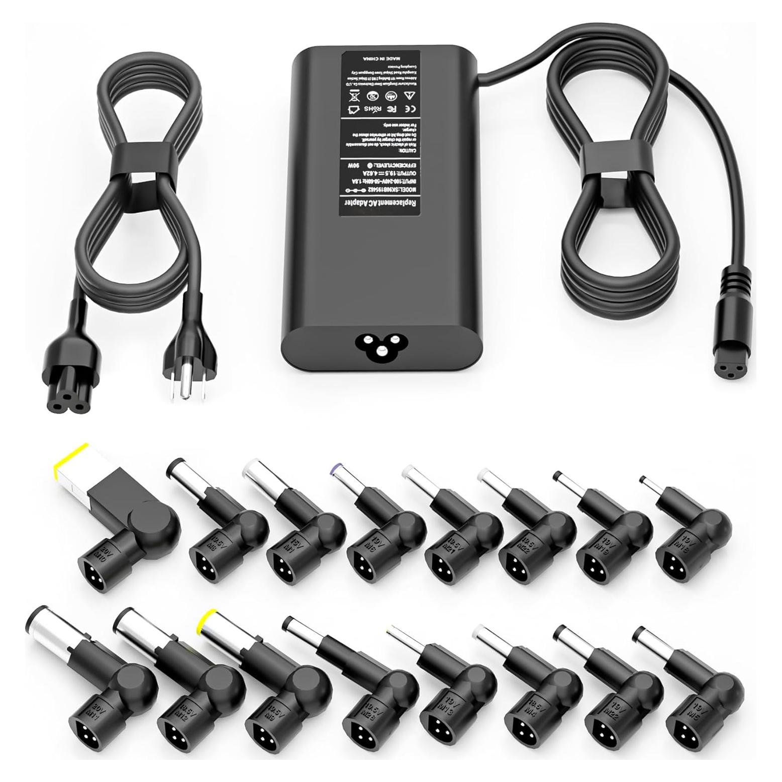 Cargador Universal 90W SZGUDULO para Laptop con 16 Puntas