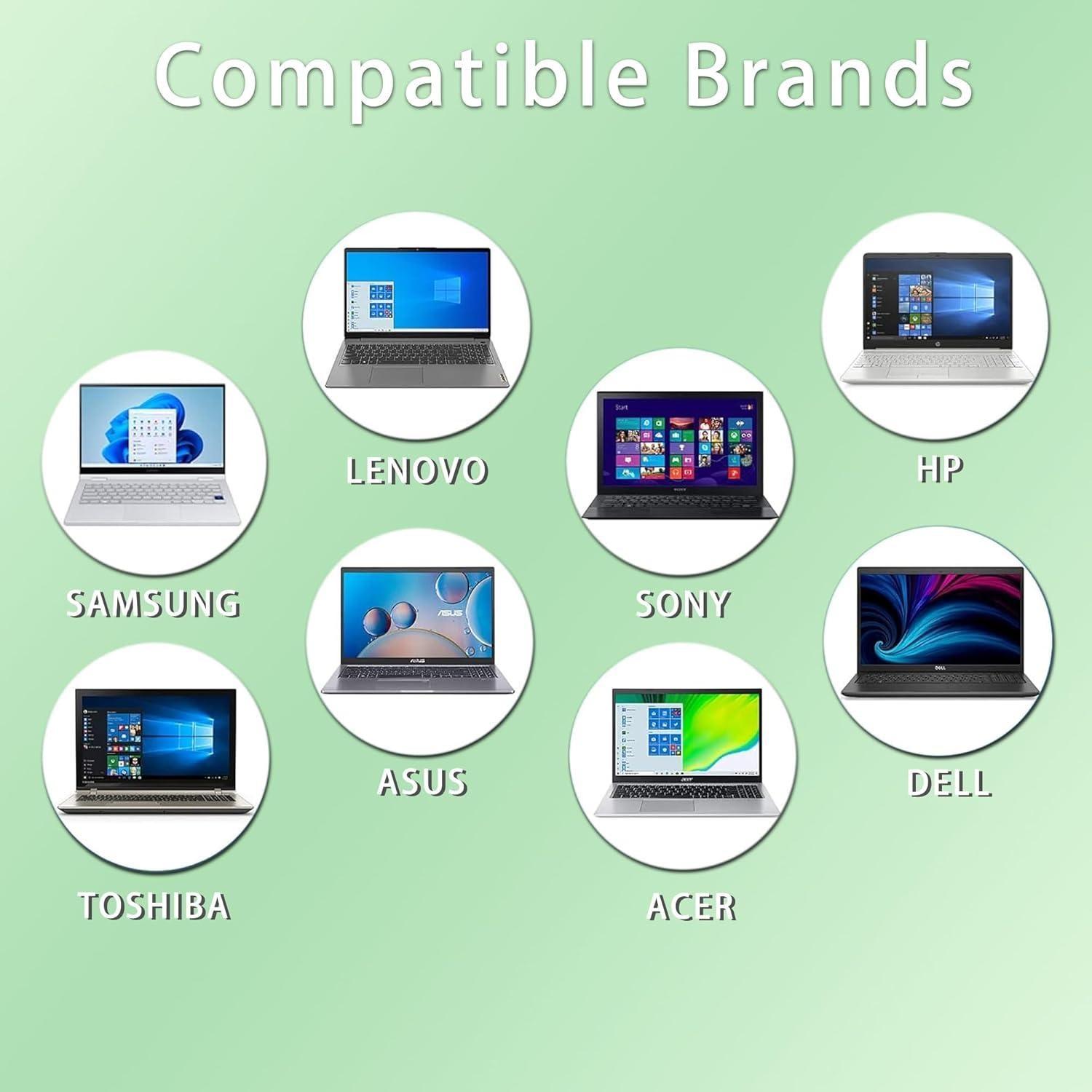 Cargador Universal 90W SZGUDULO para Laptop con 16 Puntas