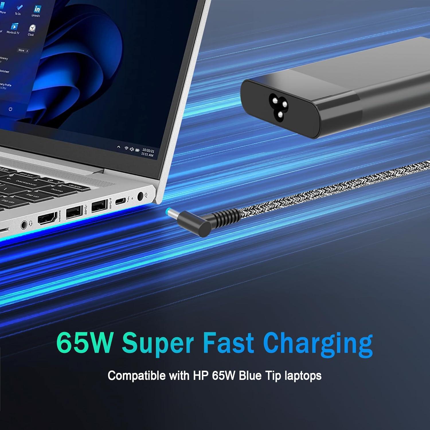 Cargador Adaptador Inteligente 65W ITUGUDET para HP Pavilion