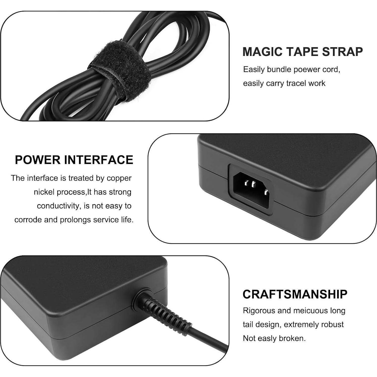 Cargador JUYOON 280W 20V 14A para AORUS y Maingear