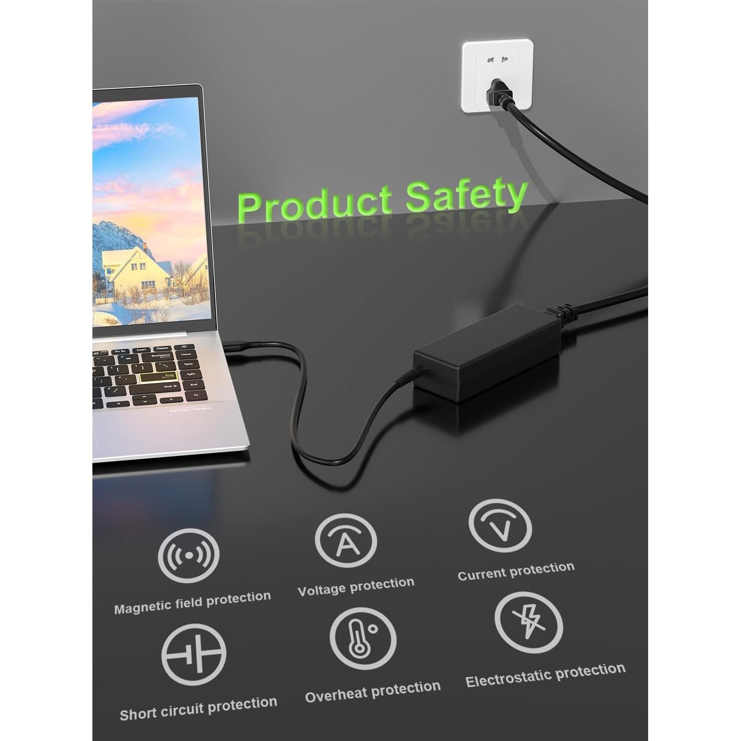 Cargador USB-C 100W PowerPortnerLink para Laptops Lenovo Dell HP