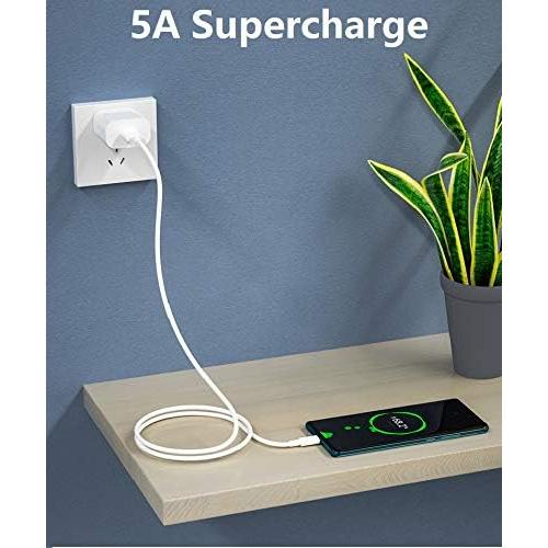 Cargador Rápido Supercharge Huawei 5A con Cable USB Tipo C