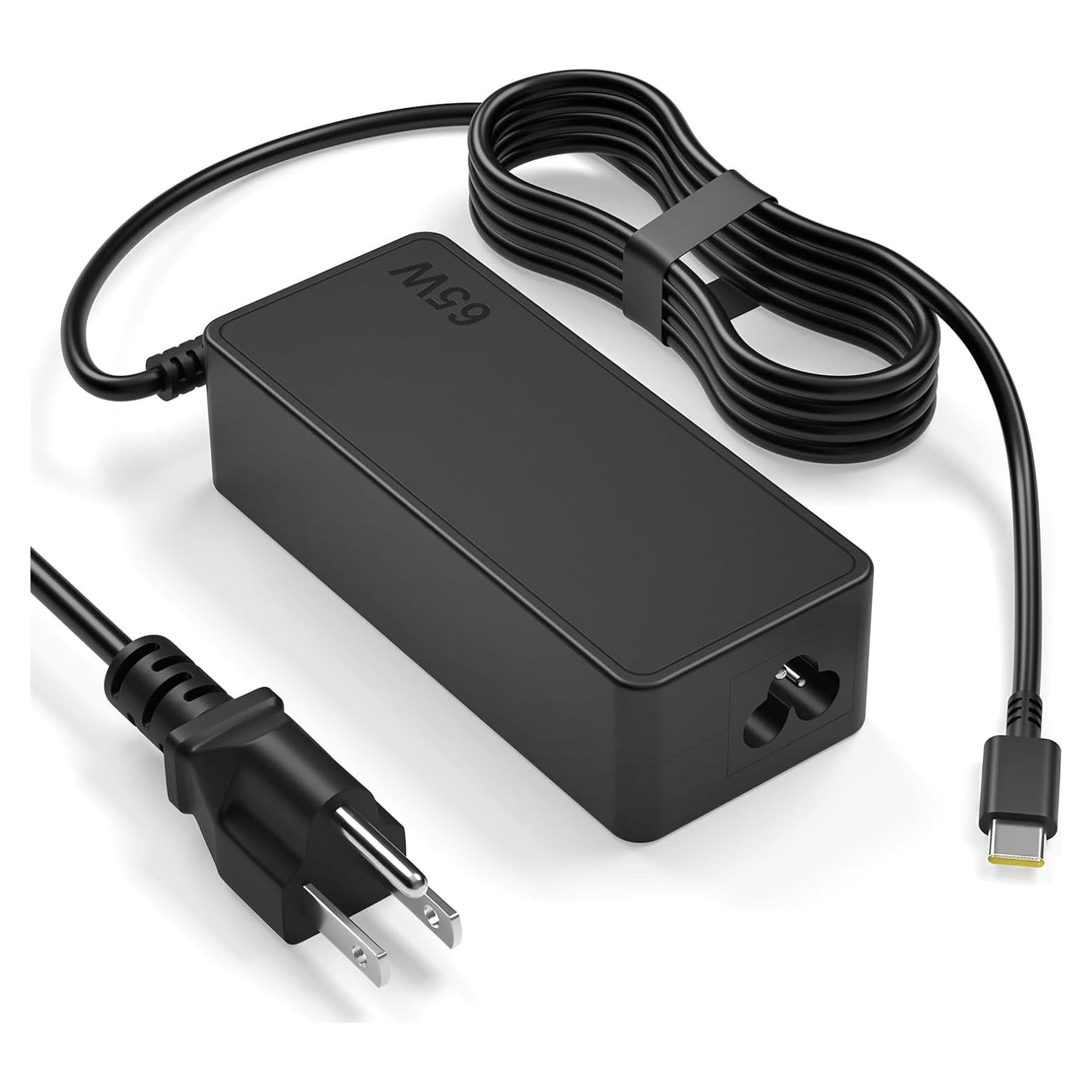 Cargador USB C 65W Lenovo ThinkPad Yoga Chromebook Adaptador