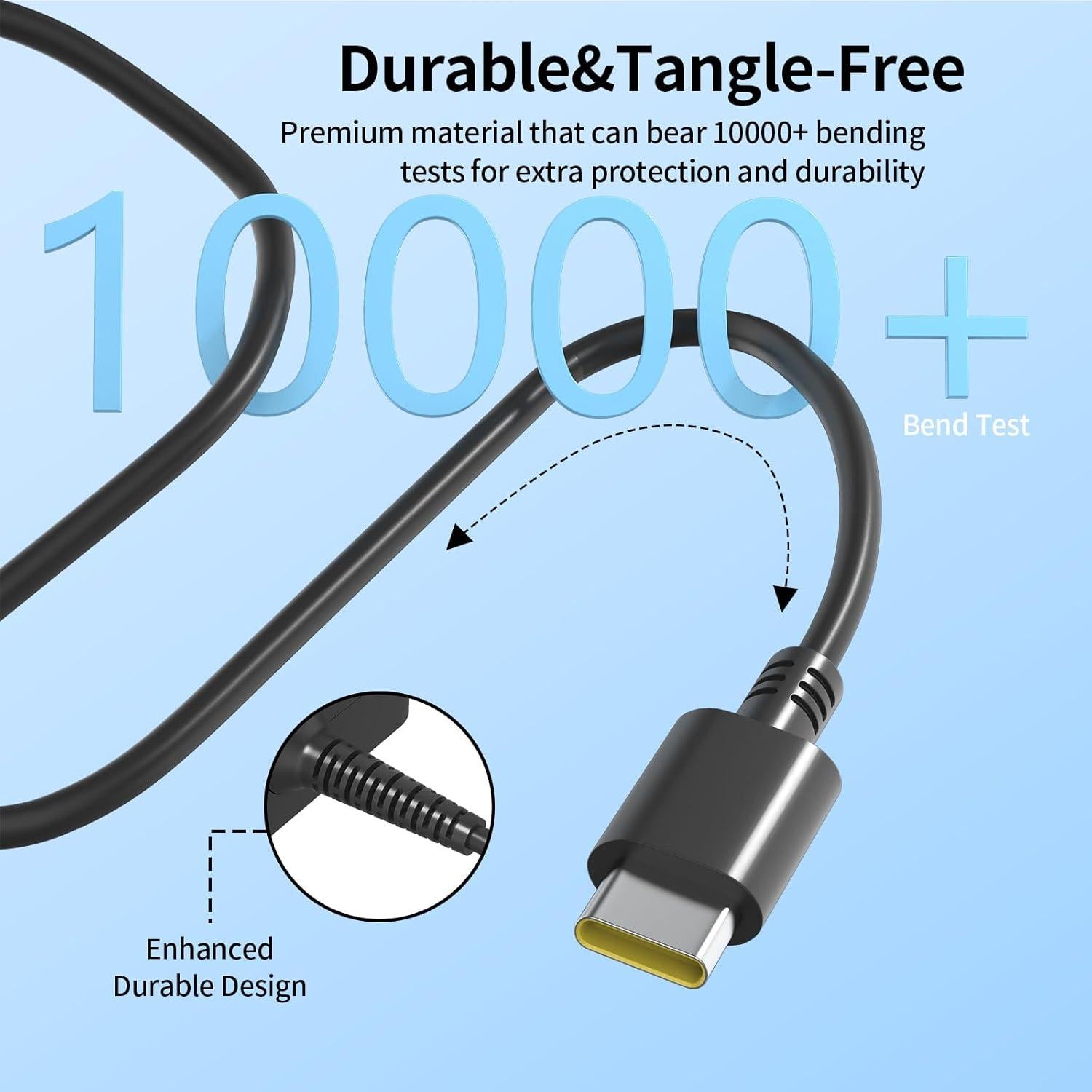 Cargador USB Tipo C 65W Aimusen para Lenovo ThinkPad y Chromebook