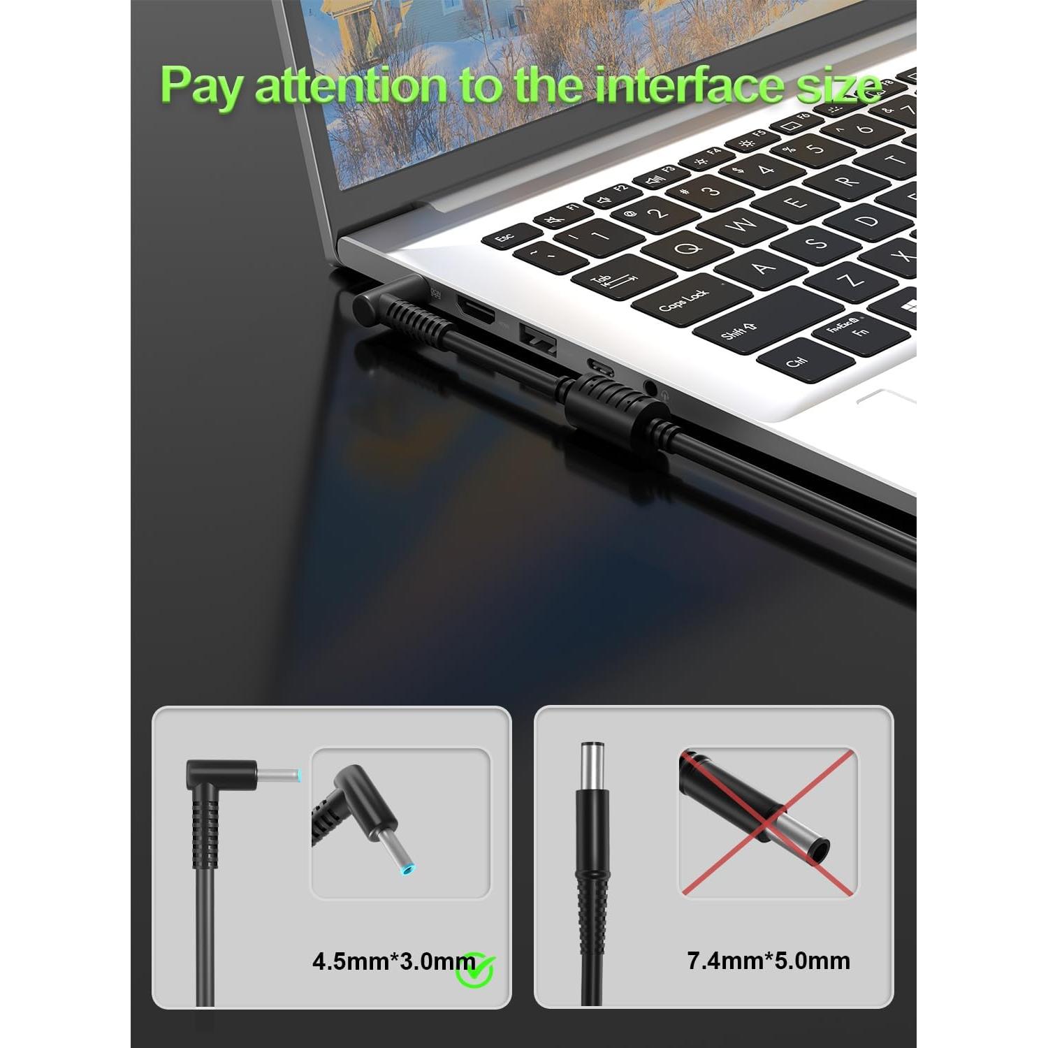 Cargador portátil 65W PowerPortnerLink para HP Laptops