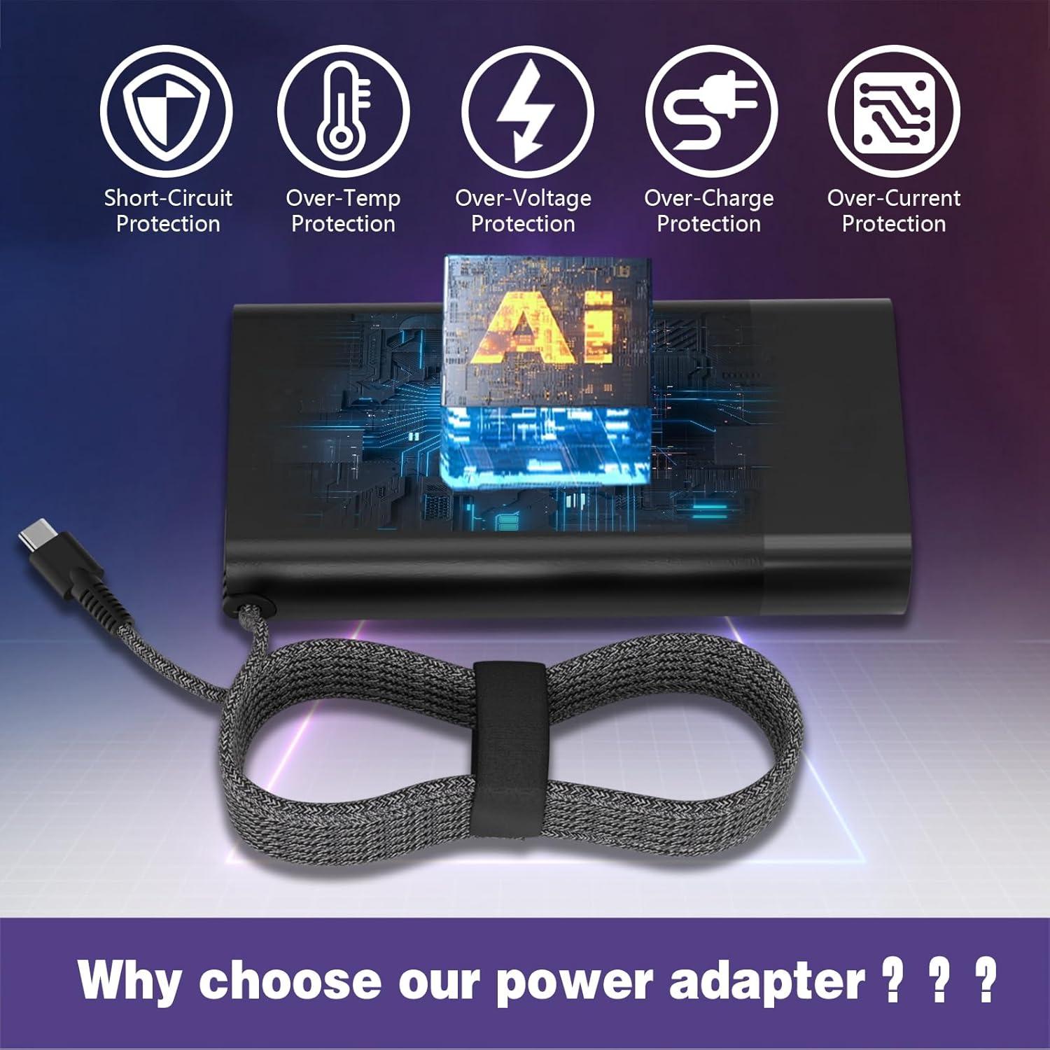 Cargador de Laptop USB-C 65W Compatible HP Dell Lenovo