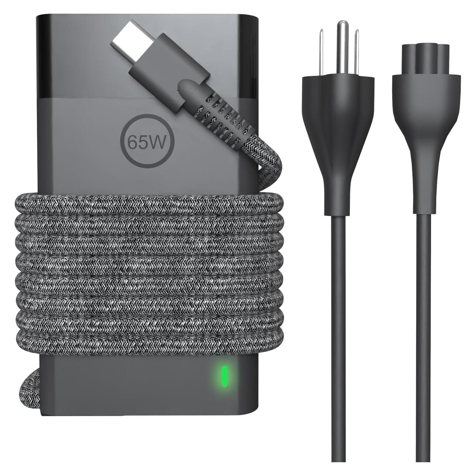 Cargador portátil USB C 65W POWJDWZ para HP Elitebook y Chromebook