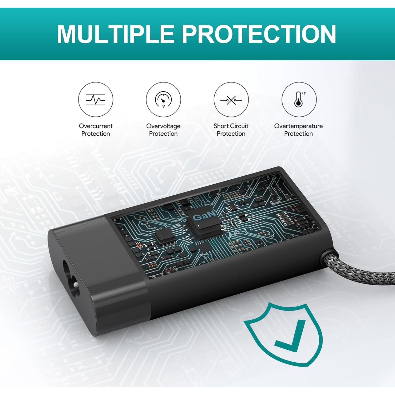 Cargador USB C 65W DONGGUAN para HP Spectre, Envy, Elite