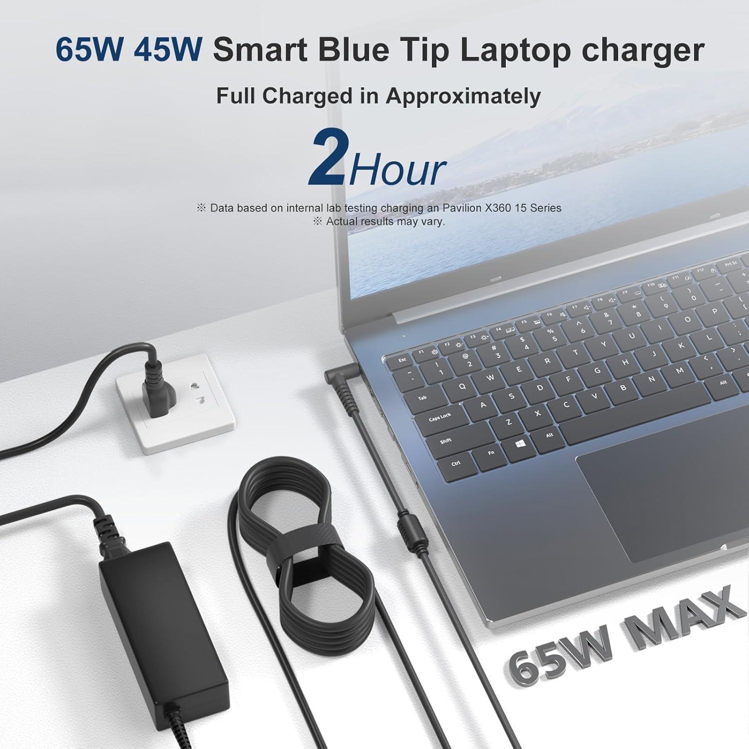 Cargador de Laptop PENTEBNGO 65W Compatible HP Probook/Elitebook