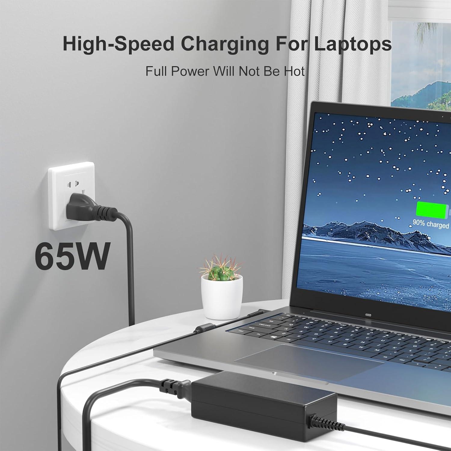 Cargador de Laptop PENTEBNGO 65W Compatible HP Probook/Elitebook