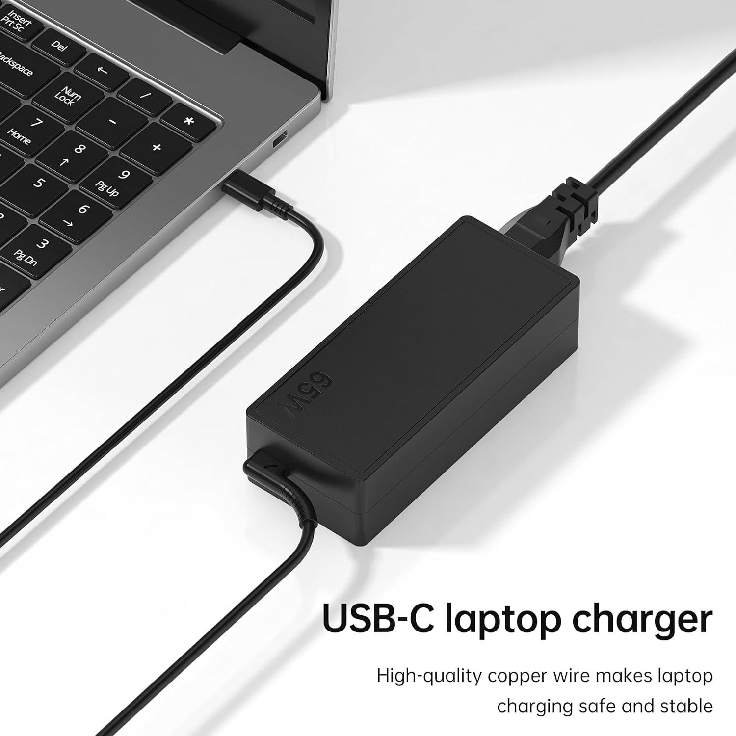 Cargador Universal Yuncaiiz 65W USB-C para Portátiles
