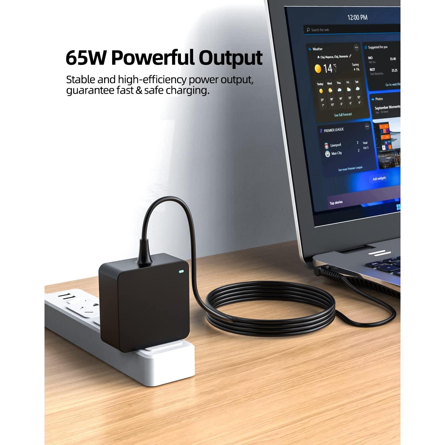 Cargador Lenovo IdeaPad 3 Nicpower 65W 45W Redondo