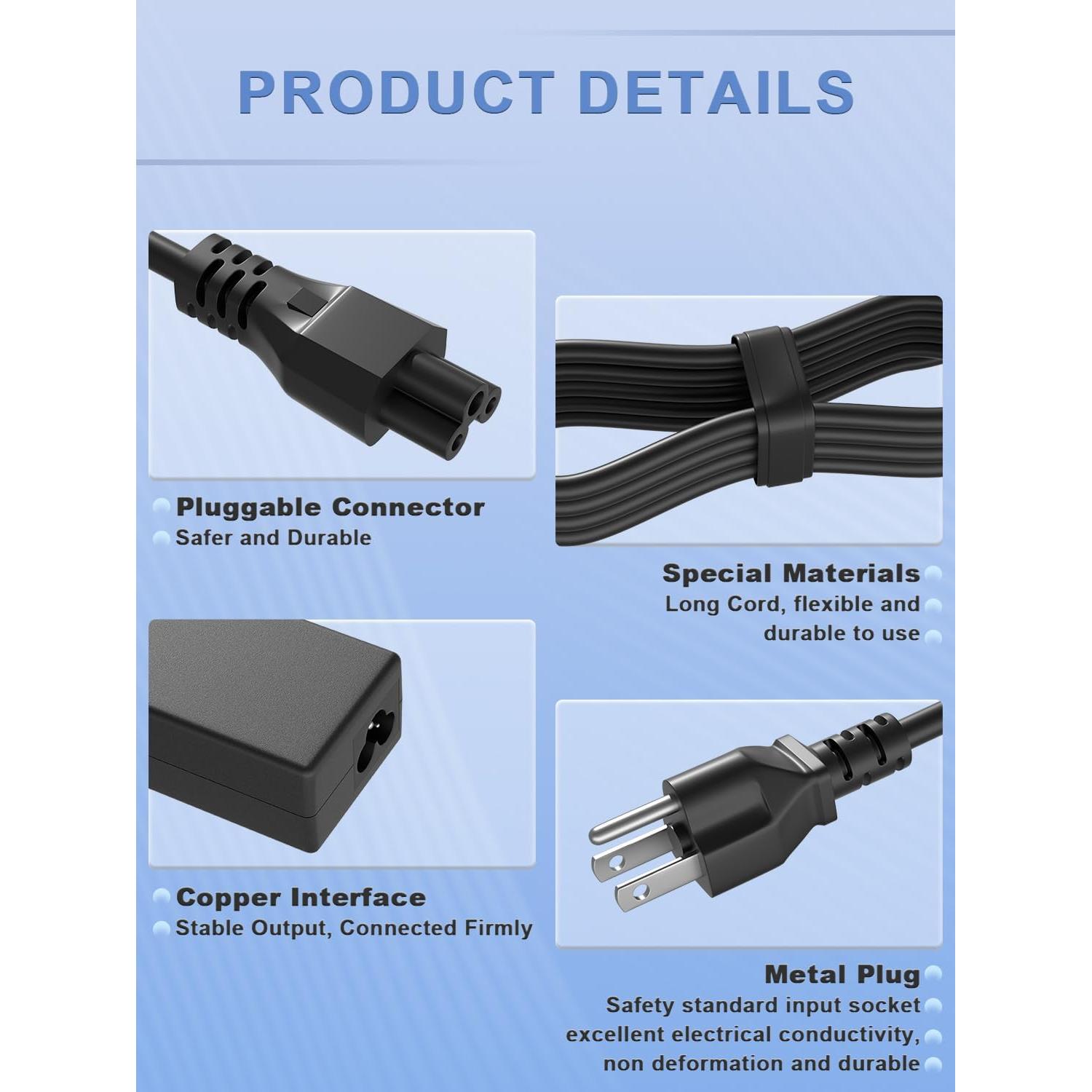 Cargador USB-C 65W SLRIOYS para Acer Swift y Chromebook