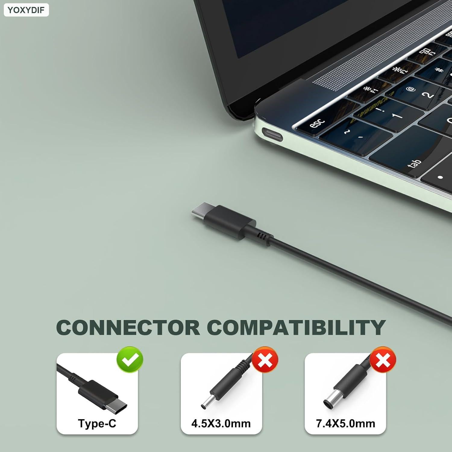 Cargador USB C 65W DongGuan para Laptop Dell Latitude XPS