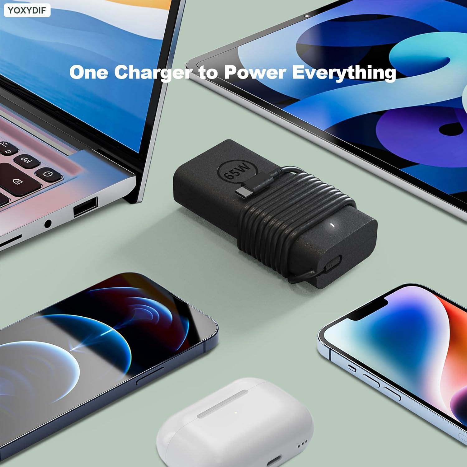 Cargador USB C 65W DongGuan para Laptop Dell Latitude XPS