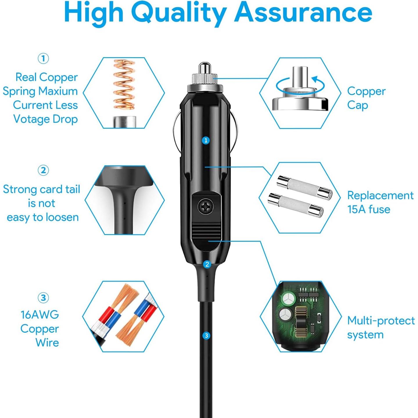 Cargador de Coche USB-C Taifu 65W Adaptador DC para Laptops