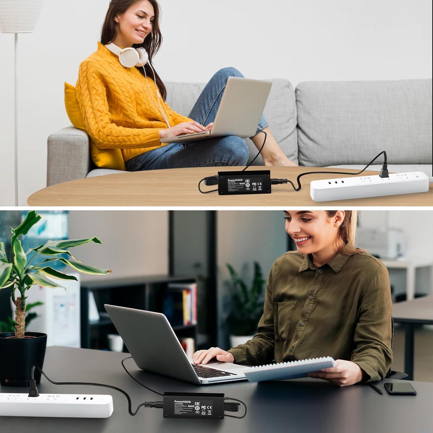 Adaptador AC 120W PowerHOOD para Laptop Eluktronics 15.6"