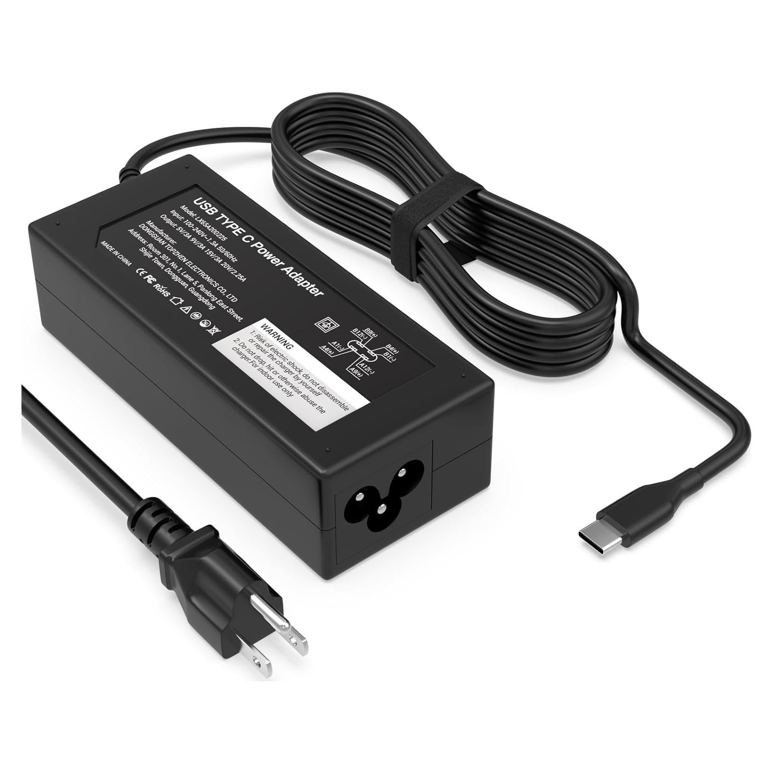 Cargador USB-C 45W GKLSPL para HP Chromebook - Carga Rápida