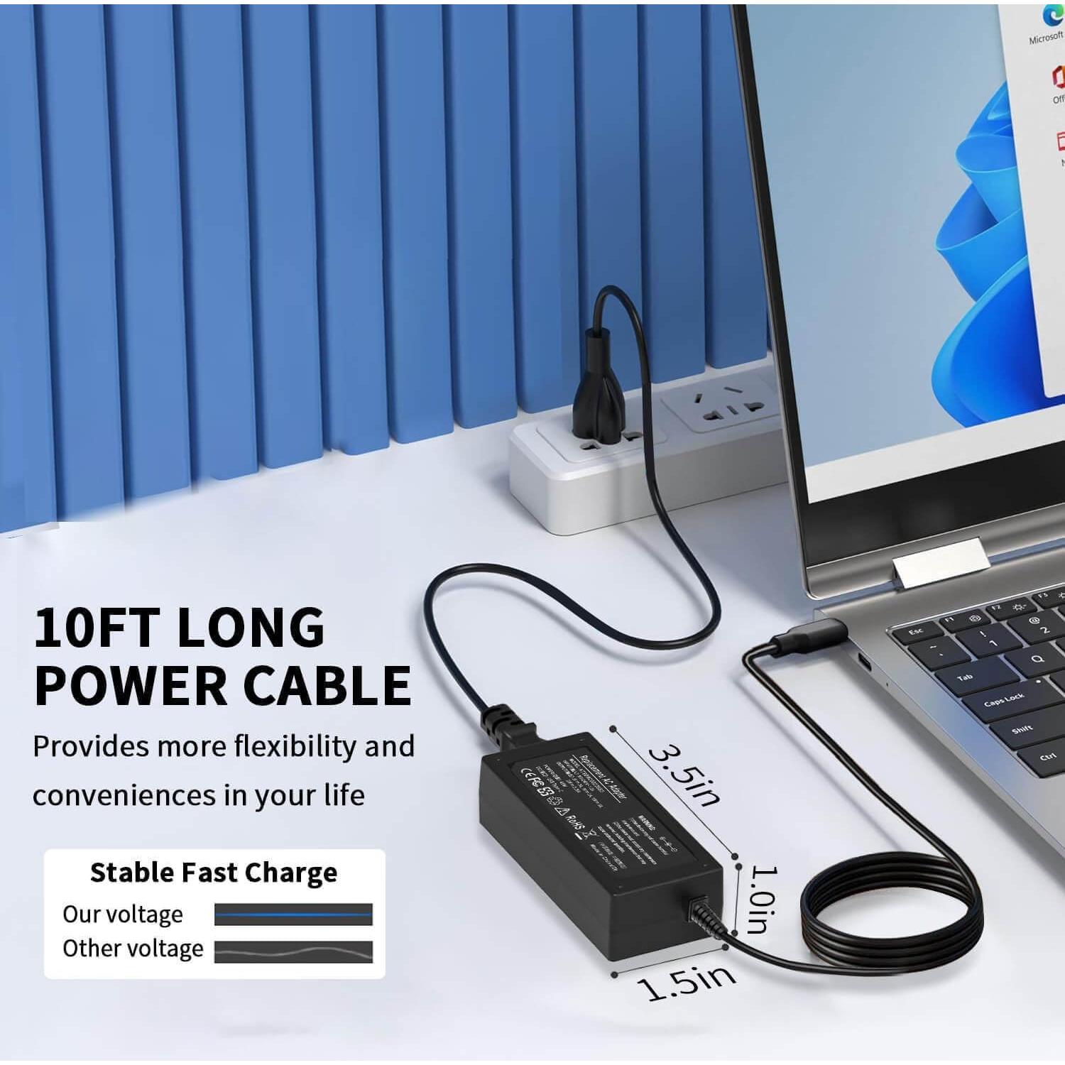 Cargador USB-C 45W DMKAOLLK para Acer Chromebook y más