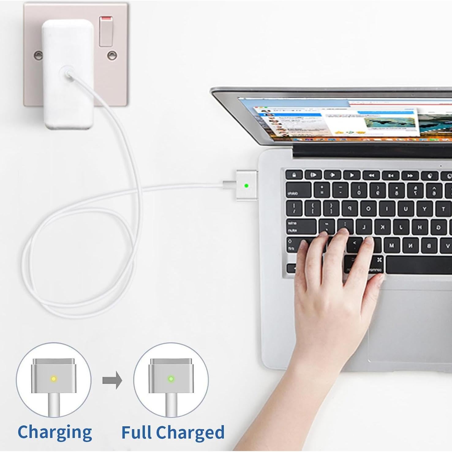 Cargador Reemplazo 45W para MacBook Air 11" y 13" 2012-2017