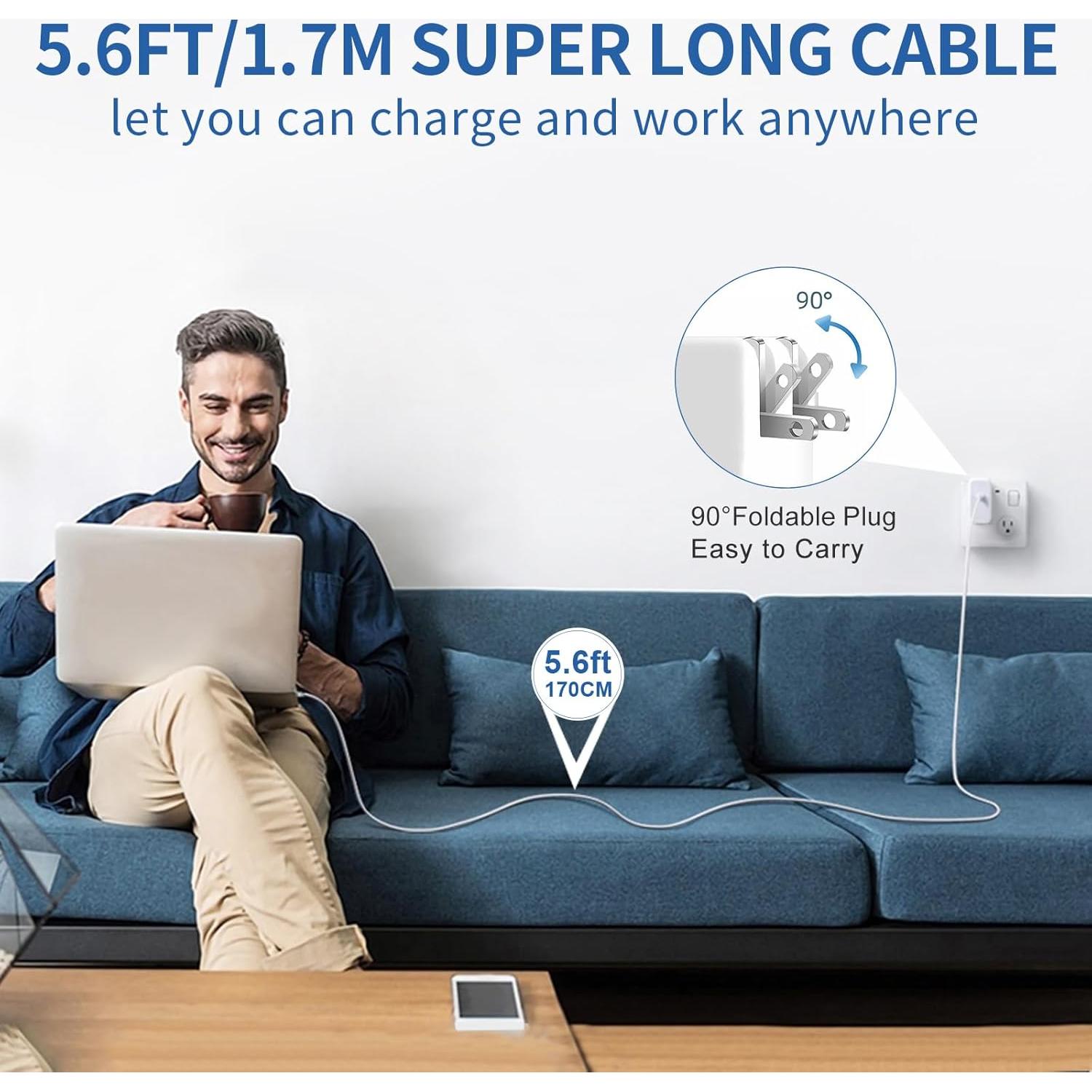 Cargador Reemplazo 45W para MacBook Air 11" y 13" 2012-2017