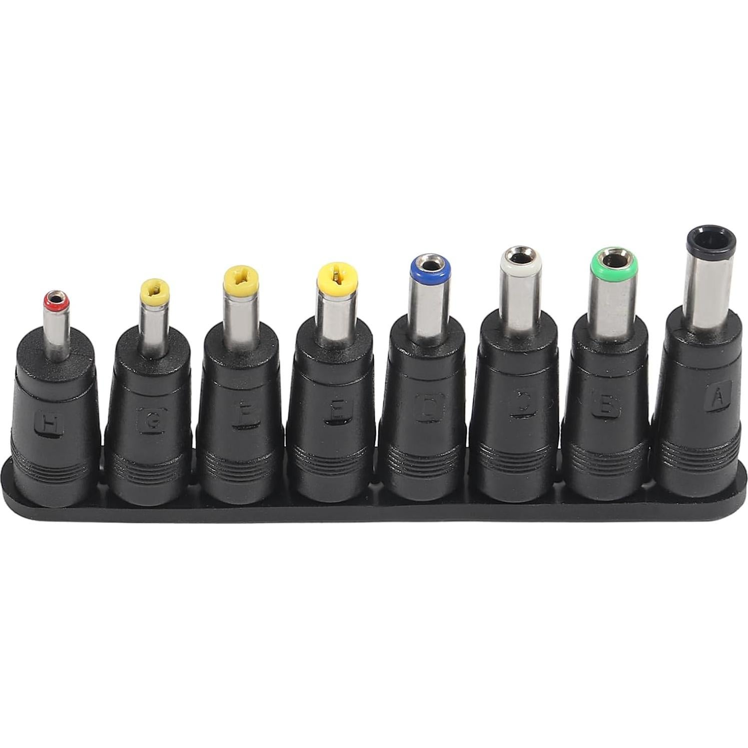 Kit de 8 Adaptadores de Conector de Poder DC Universal 5.5x2.1mm