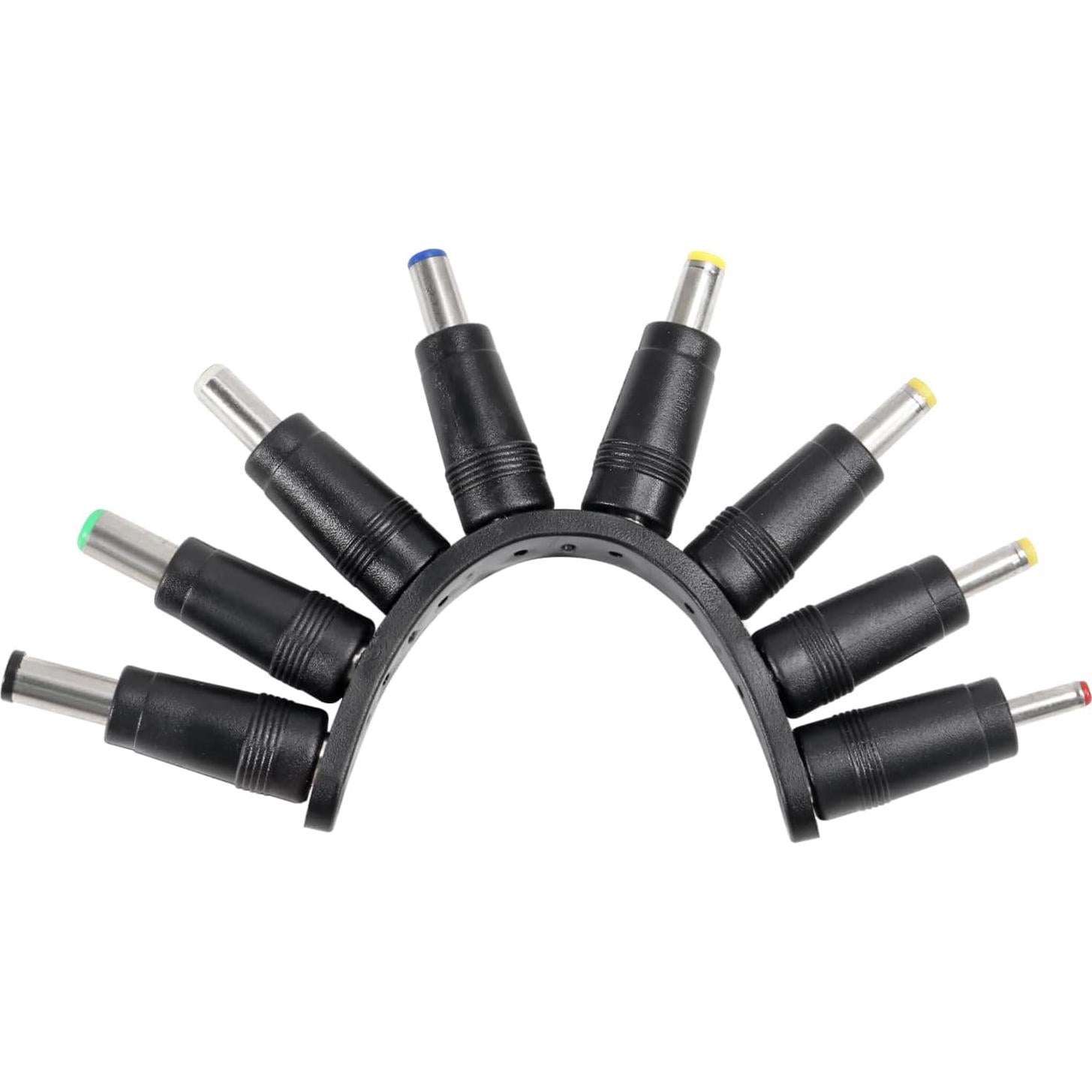 Kit de 8 Adaptadores de Conector de Poder DC Universal 5.5x2.1mm
