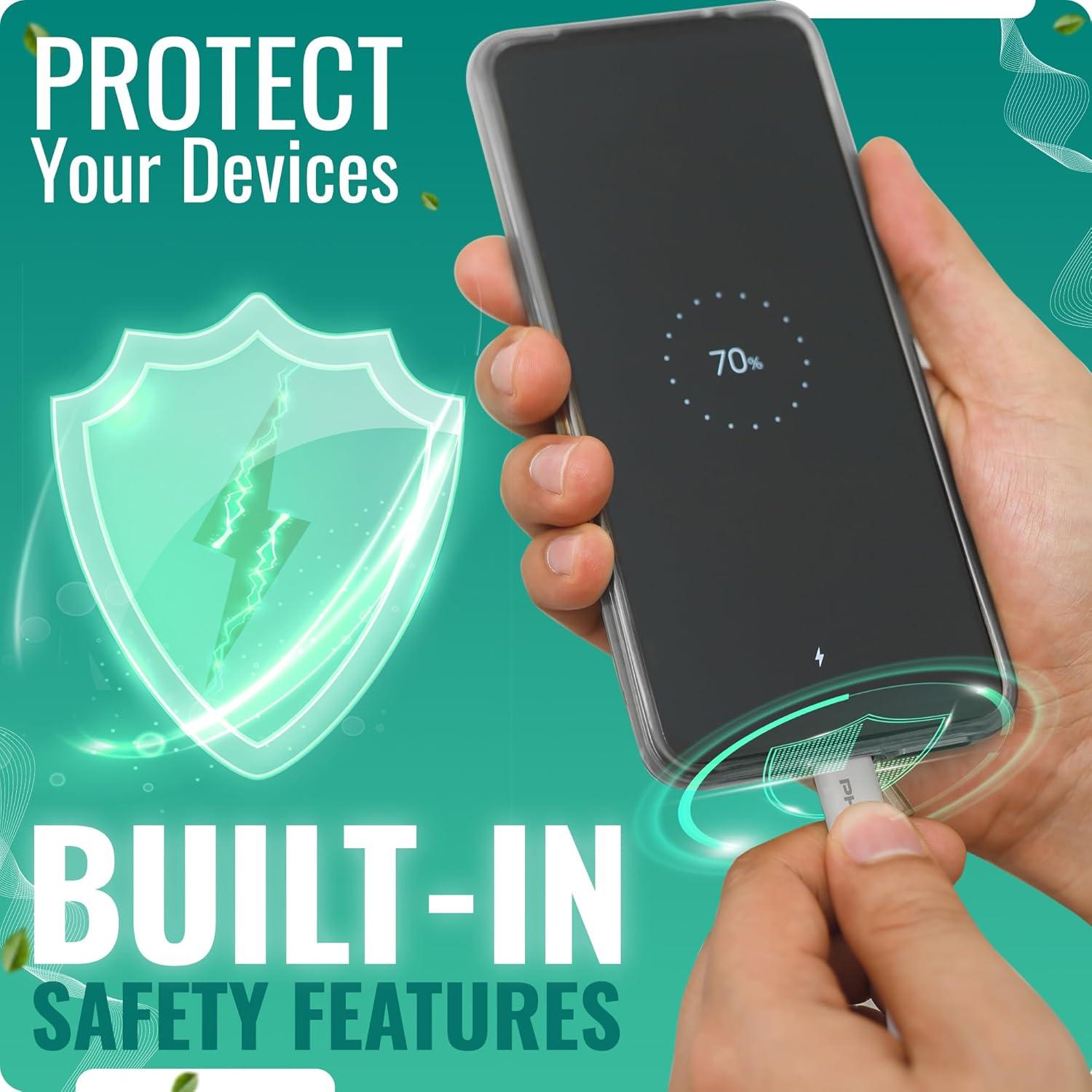 Cable USB C a USB C Philco 1.22m 100W Carga Rápida Silicona