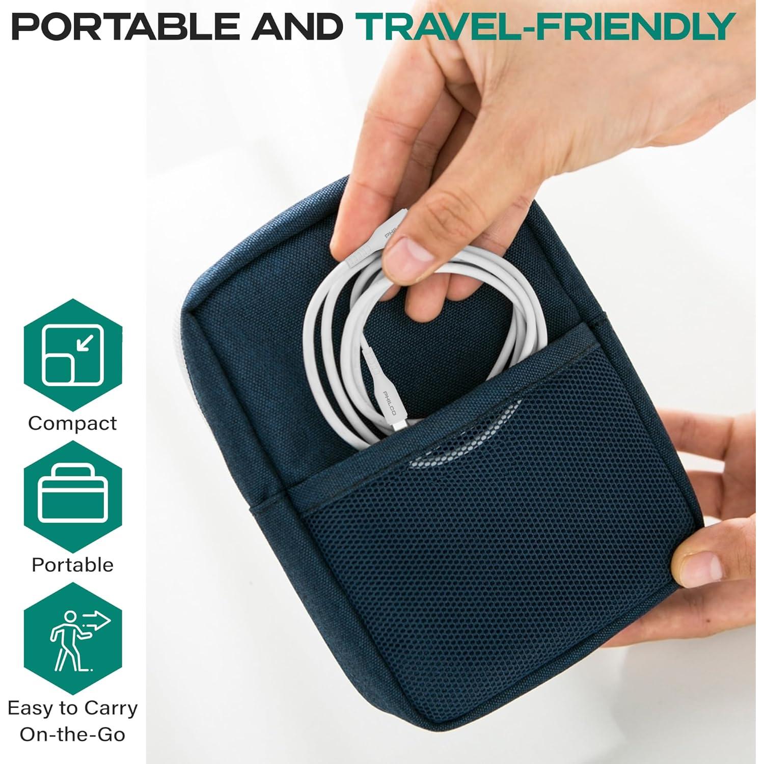 Cable USB C a USB C Philco 1.22m 100W Carga Rápida Silicona