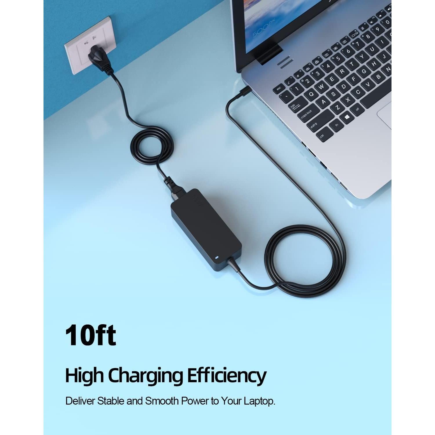 Cargador USB-C Dexpt 65W para Laptop Dell - Compatible con XPS, Latitude, Vostro