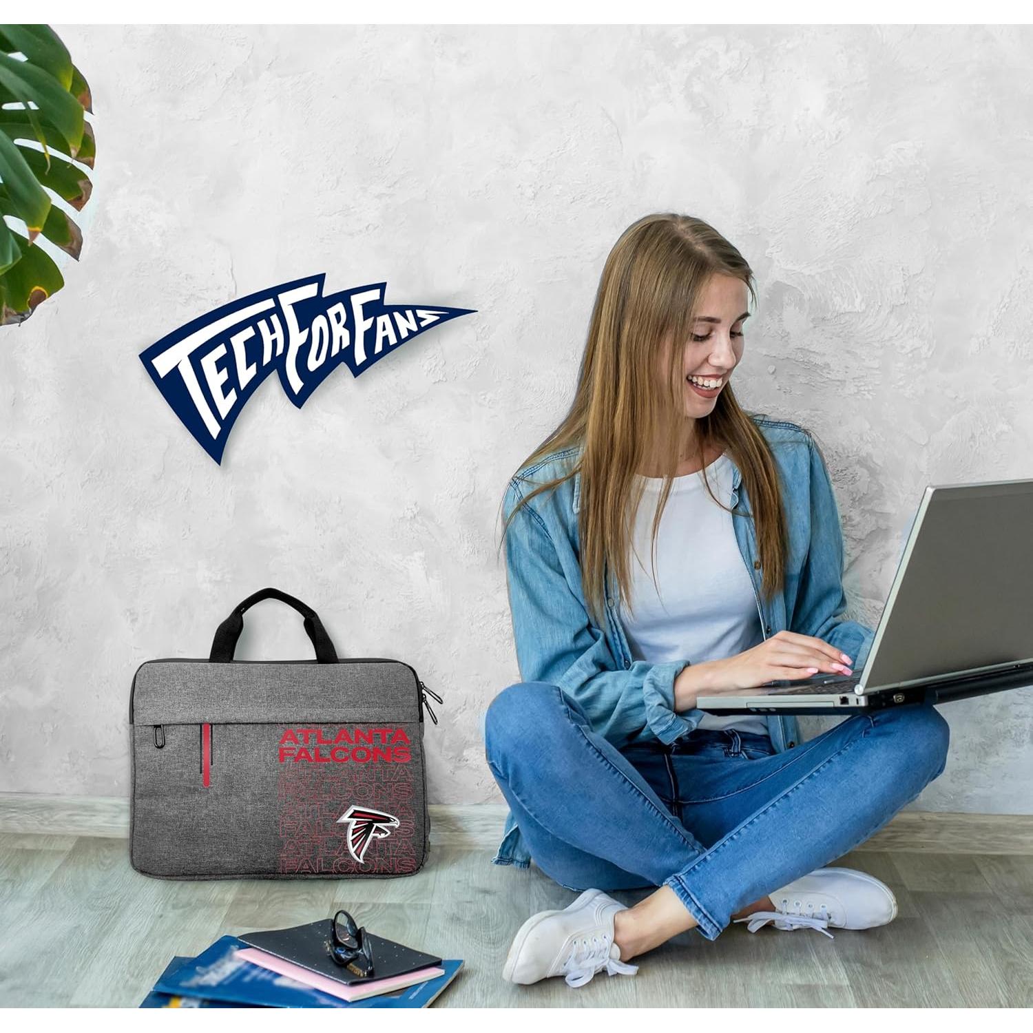 Funda para Laptop SOAR NFL 33 cm Atlanta Falcons Gris Carbón
