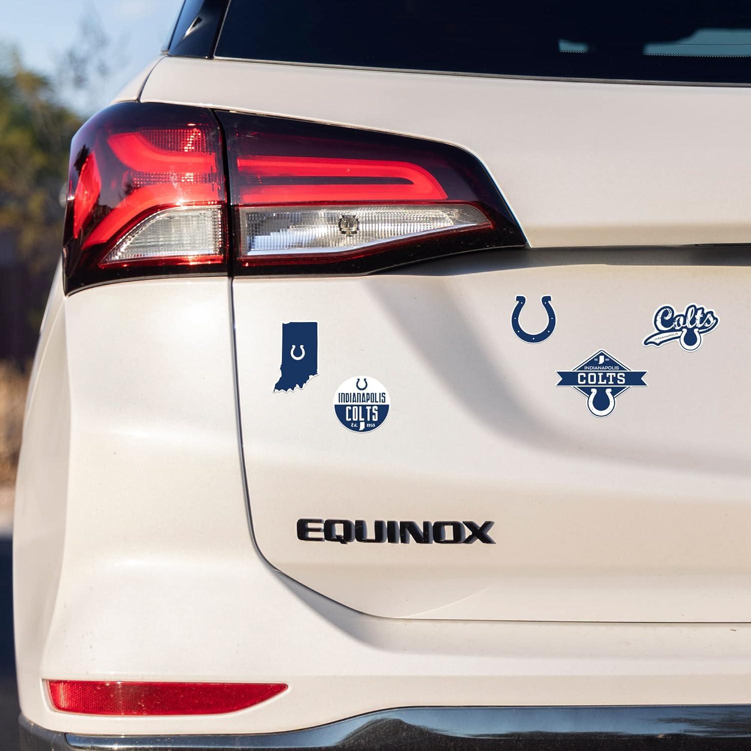 Calcomanías Troqueladas NFL Rico Industries - Halcones de Atlanta - 5 Piezas