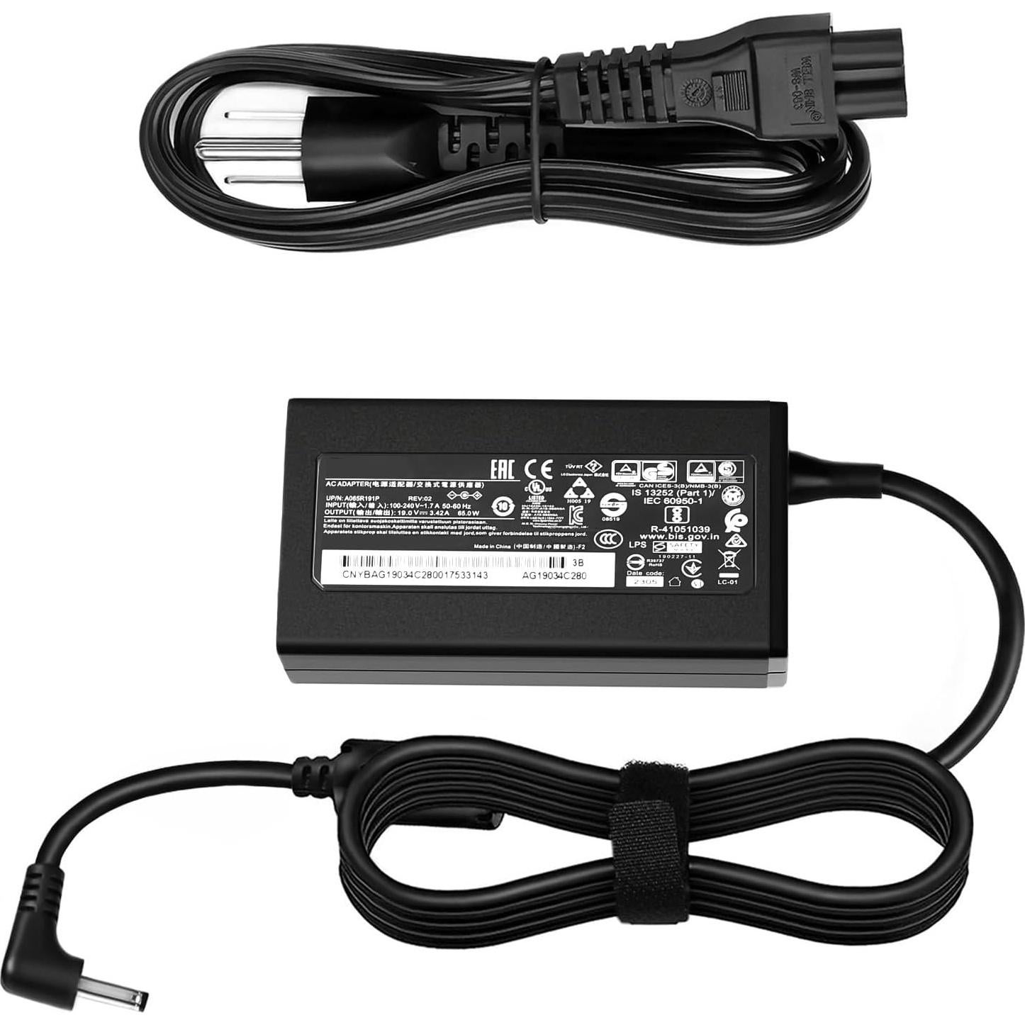 Cargador de Laptop 19V 65W DONGGUAN para Gateway y CHUWI