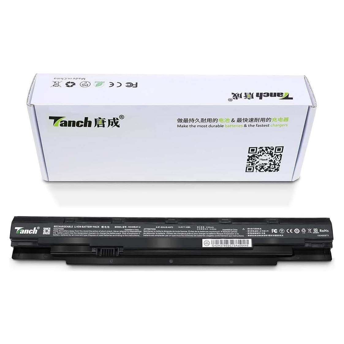Batería de Laptop Tanch N240BAT-4 14.8V 2150mAh para Clevo