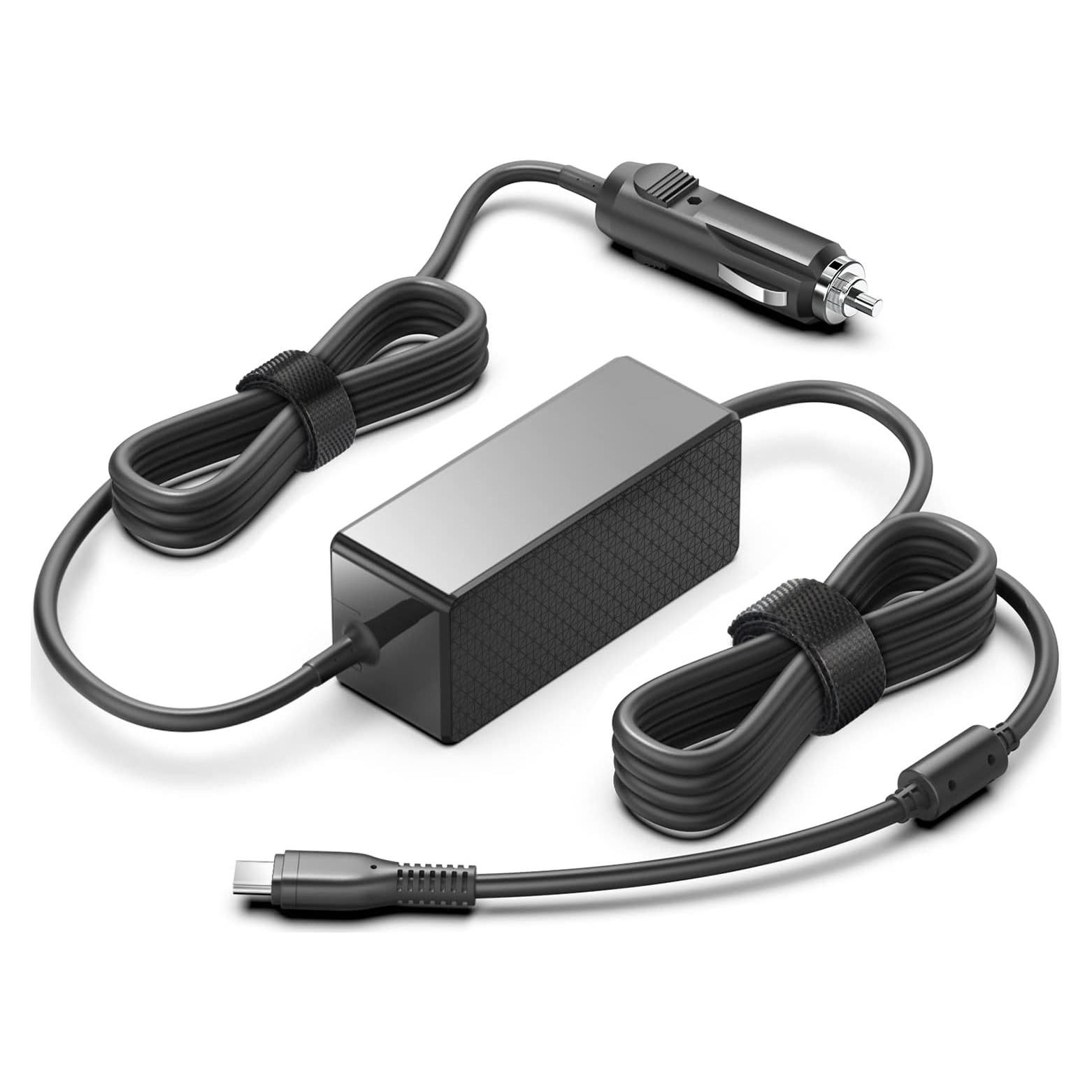 Cargador de Auto USB-C HKY 65W para Laptops Dell y Acer