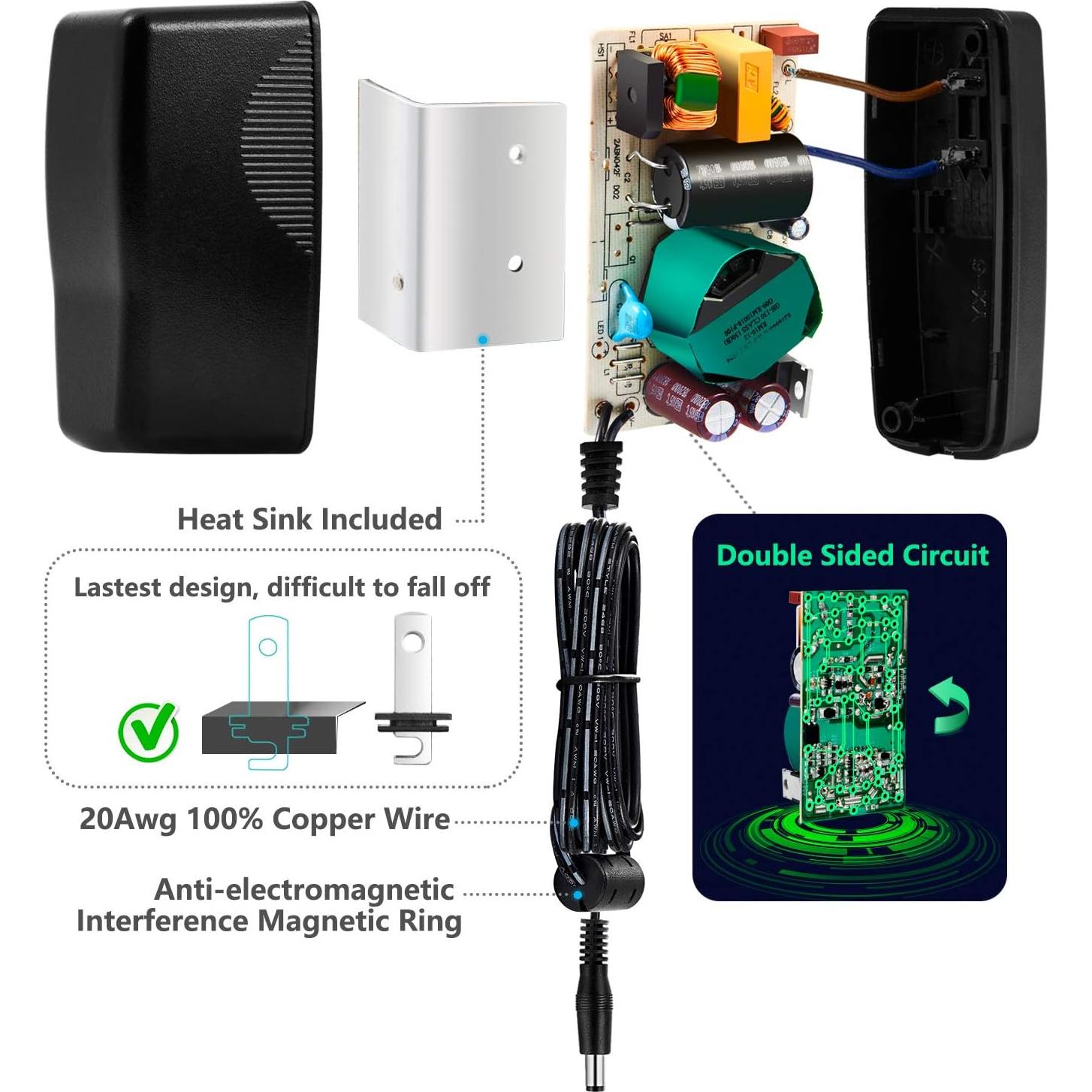 Adaptador de Corriente 12V 3A CHANZON PSU Regulada